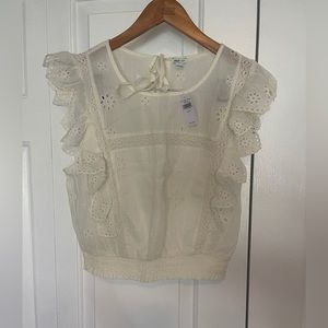 Brand new Aerie top - cream colored - size xs